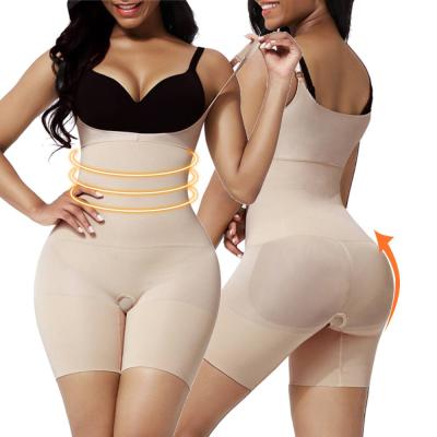 China New Fashion Antibacterial Seamless Shapewear High Waist For Slimmer Women Tummy Control Thigh Shorts Butt Lifter Jumpsuit for sale