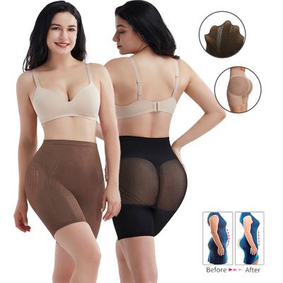 China 2021 New Fashion Women's Breathable High Waisted Shapewear Tummy Control Butt Lifter Body Shaper Shorts for sale