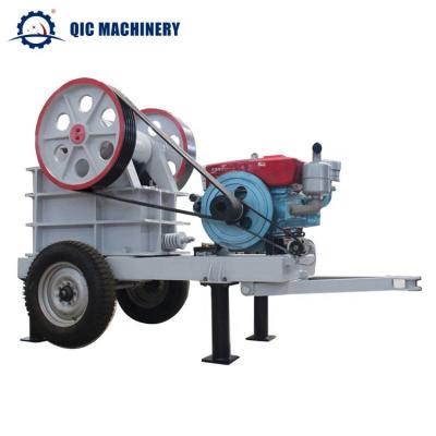 China 250 X 400 Mini Stone Rock Jaw Crusher Machine Portable Laboratory Jaw Crusher for sale