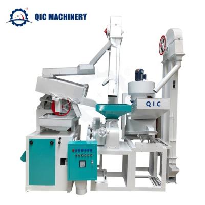 China 1 Ton Per Hour Rice Mill Machine Auto Mini Combined  Milling Machinery en venta