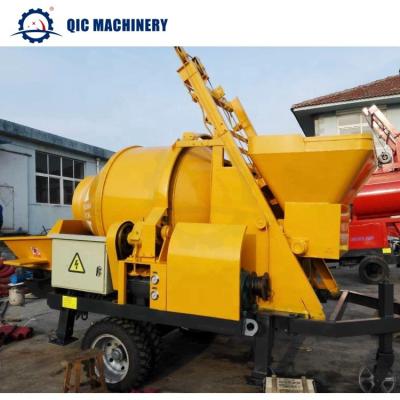 China Portable Concrete Mixer Pump Remote Control Concrete Pump Machine 10mm-20mm for sale