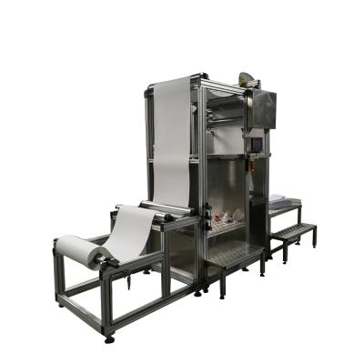 China Factory Hepa Fiberglass Paper Pleating Machine With Corrugated Board for sale