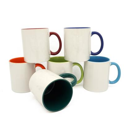 China Durable 11OZ Sublimation Heat Transfer Printing Stoneware Customized Coffee Mug for sale