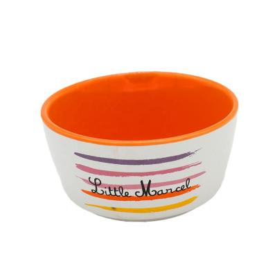 China Good Quality Sustainable Stoneware Mini Ramekin Solid Color Cake Bowl for sale