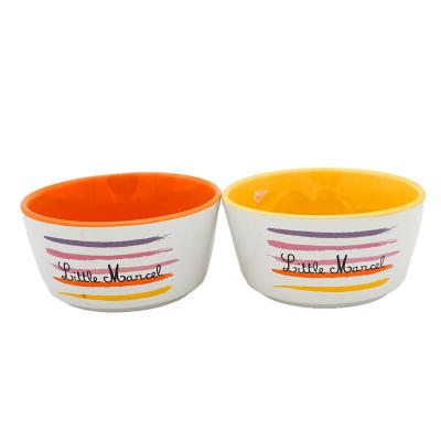 China Sustainable Standard Under Glazed Ceramic Japanese Style Bowl Soup Bowl Ceramic Bowl for sale