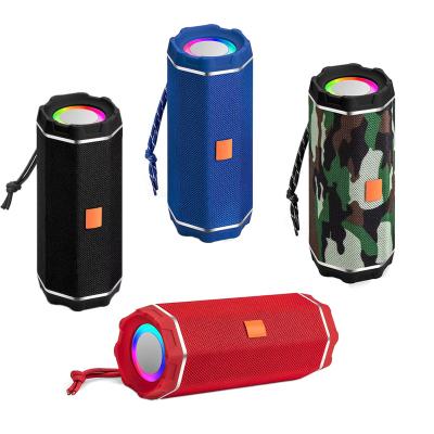 China Portable Superb Wireless Outdoor Wireless Light Audio Speaker Music Player Quality LED Flashing Light BT Speaker Blue Tooth Tooth Speaker for sale