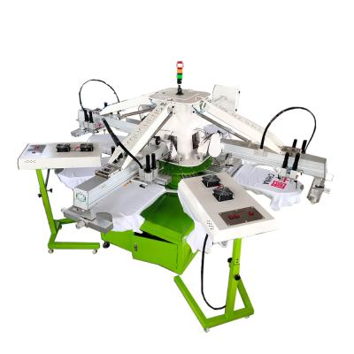 China Factory Supply Competitive Automatic 3 Color T-shirt Screen Printing Machine With High Productivity for sale