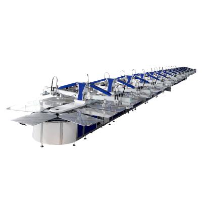 China High Efficiency Automatic Oval Printing T-shirt Screen Printing Machine , Multicolor Screen Printing Machine for sale