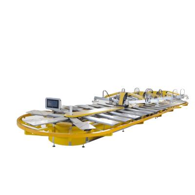 China Garment Printing Best Seller Flat Automatic Oval Screen Printing Machine for sale