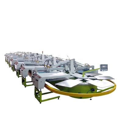 China T Shirt Printing Hot Sale Automatic Oval Flat Cylinder Screen Printing Machine for sale