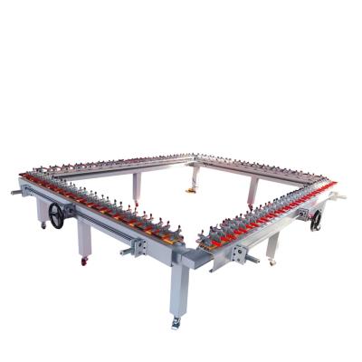 China Net Manufacturer Price Manual Precision Mesh Stretching Stretch Machine for sale