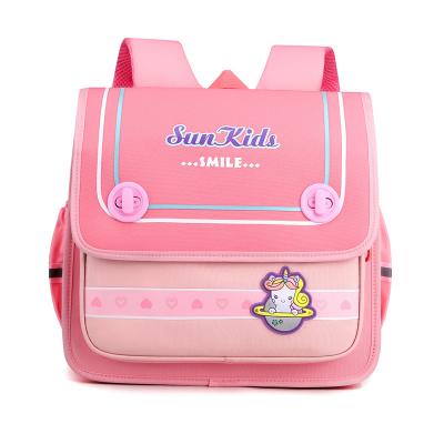 China FWS Customized High Quality Fashionable Stereotypical Pink Large Capacity Waterproof Children School Bags Child Backpack for sale