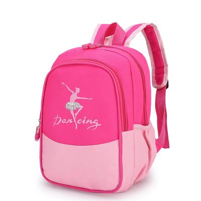 China FWS 2023 Waterproof Cute Series Pink Children Girls Backpack Bags Kindergarten Children Dancing Patterns School Bag for sale