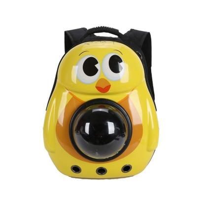 China Large Viable Good Quality Cartoon Cat Space Capsule Breathable Going Out Of Dog Portable Bag Pet Backpack for sale