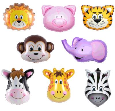 China Amazon Foil Hot Sell Jungle Safari Theme Balloons For Party Decoration Foil Animal Balloons for sale