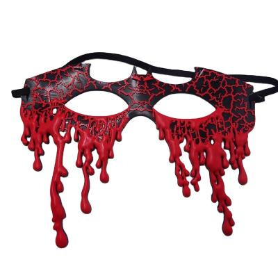 China Halloween Scary Red Horror Terror Mask Halloween Party Decorative Decoration for sale