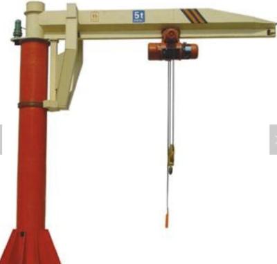 China Wall Mount Jib Crane With Electric Hoist Position A Load movable Rotation for sale