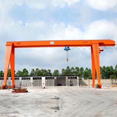 China Foundry 10ton Single Girder Gantry Crane Electric Hoist Shipyard 220v 50 Hz for sale