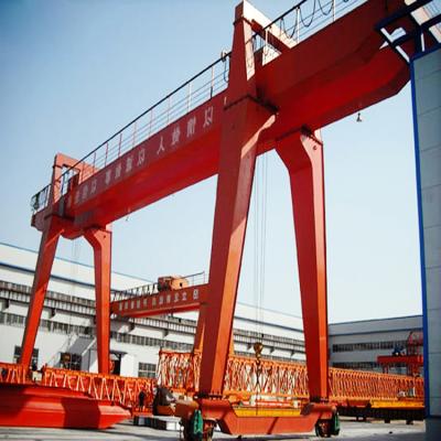 China 100 Ton Double Girder Gantry Crane / Rail Mobile Container Gantry Crane for sale