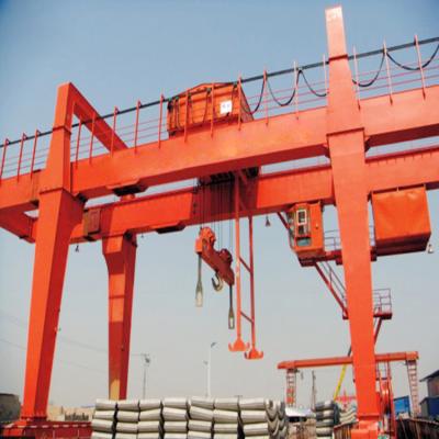 China 50t 80t Box Portal Gantry Crane Double Beam Stepless Speed Pendent Control for sale