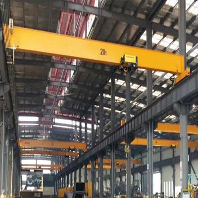 China 10 Ton Single Beam Overhead Crane For Factory Plant 380V 50Hz Indoor for sale