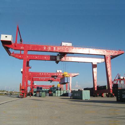 China Portable Mobile Container Gantry Crane / 30.5T 40.5T Cargo Container Crane for sale