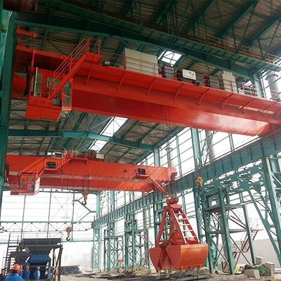 China 10T Double Girder Overhead Grab Crane In City Waste Incineration Plant for sale