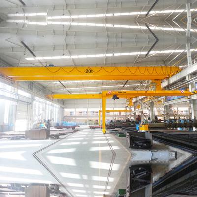 China 2T Single Girder Bridge Overhead Crane For Factories Material Stocks Workshop for sale