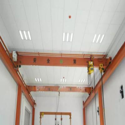 China 20 Ton 25 Ton Bridge Overhead Crane Single Beam Europe Type Yellow Color for sale