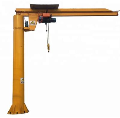 China Swing Arm Overhead Jib Crane Slewing 2 Ton Fixed Rotary Column Mounted for sale