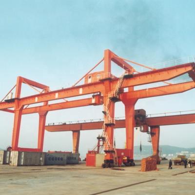 China Adjustable Double Girder Gantry Crane / Ship Container Crane Box Type for sale