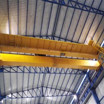 China Single Girder Bridge Crane And Double Girder Overhead Crane 10T 20T Yellow Color for sale