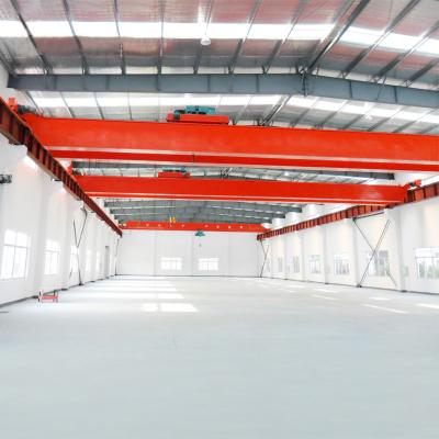 China 20T 30T European Style Double Girder Overhead Crane For Lifting Steel Billet for sale