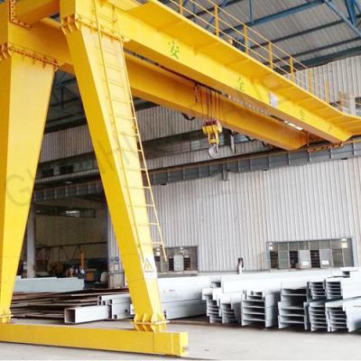 China BMH Type 5T 10T 20T Semi Electric Gantry Crane , Indoor Mobile Gantry Crane for sale