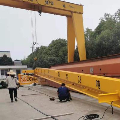 China 5 Tonne 10 Tonne 20 Tonnen-halb- einzelner Strahln-Portalportalkran mit elektrischer Hebemaschine zu verkaufen