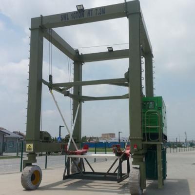 China Hydraulic Boat Lifting Rubber Tire Ship Gantry Crane ISO / CE / SGS Certification for sale