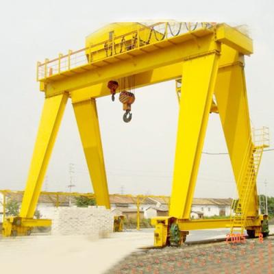 China De Kraan van de de Containerbrug van de 100 Ton Dubbele Balk de Kraan Gele Kleur van de Lanceringsbrug Te koop