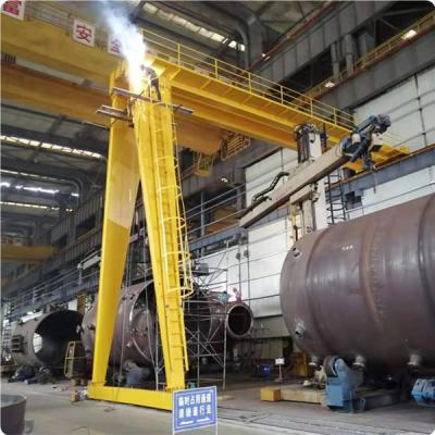 China 10 Ton Workshop ，Low Noice 30m Lifting Height Double Girder Overhead Crane for sale