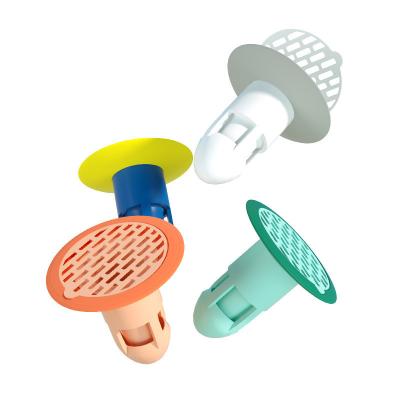 China Viable Floor Drain Cover Stopper Odor Proof Silicone For Bathroom Kitchen Sink Insect Prevention for sale