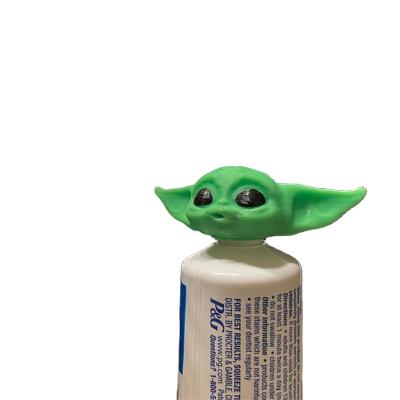 China New G-rogu Toothpaste Topper - 2021 Viable 3D Printed Baby Yoda Closing Toothpaste Caps, Yoda Toothpaste Dispenser For Movie Fans for sale