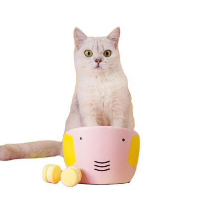 China Viable Ceramic Pet Bowls And Feeders With Stand Pet Feeding Raised Sublimation Pet Bowl Raised Pet Bowl for sale