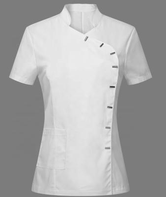 China Hospital Clinic Nurse Lab Coat Sovereign Lab Coat With Button Hospital Snap Uniforms for sale