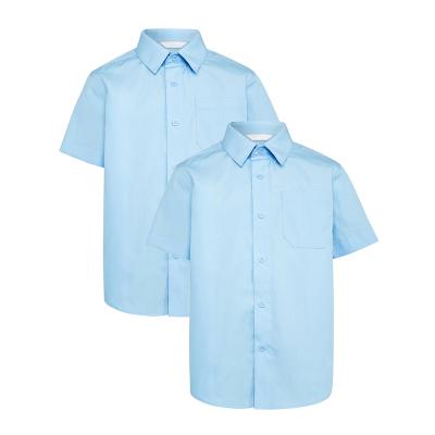 China School Shirt Classic Light Blue School Uniforms Design With Pictures for sale