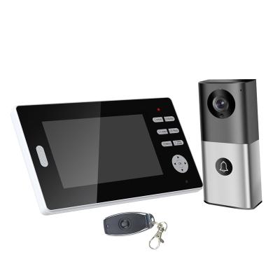 China 7Inch Full Wire Home Video Intercom System Night Vision Doorbell Video Door Phone Smart Free Waterproof Video Intercom 7003 for sale