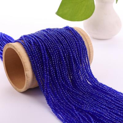 China Jewelry Making Wholesale Rondelle Faceted 2.5mm Crystal Beads For Jewelry Making Sapphire Zircan Loose Beads Gemstone Gemstone Jewelry for sale