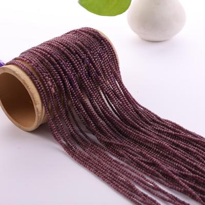 China DIY Bracelet Natural Light Amethyst Crystal Beads Factory Gemstone Beads For Jewelry for sale