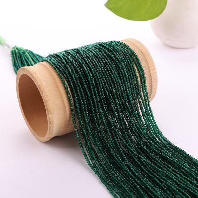 China DIY 2mm Emerald Spinel Glass Loose Beads bracelet factory direct sales for sale