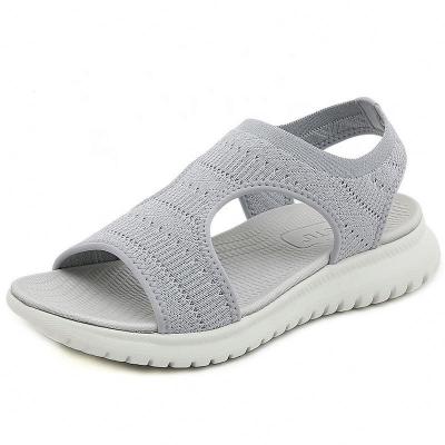 China Fashion Trend DM Summer Beach Wallking Outdoor Flat Sandals Wide Width Sandals For Women for sale