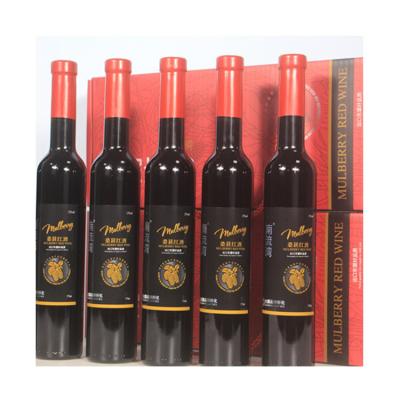 China No Press Good Quality Manufacturer Private Label Export Professional Blackberry Fruits Red Wine for sale