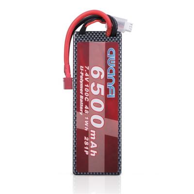 China Factory Supply 7.4v 6500mah Rc Rock Crawler Car Helicopter High Quality Lipo Battery for sale